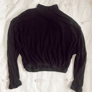 ✨2/$25✨ Garage Ribbed Mock Neck Cinched Top